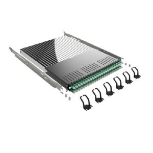 Patchbox P60STPXC6AX24G PATCHBOX Plus+ mit 24 Kassetten, Patchkabel Cat. 6a, STP, PoE, grün, 1,8 m