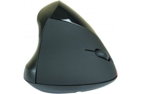 Exertis Connect 225125 Ergonomische vertikale Maus, für Rechtshänder, wireless, schwarz
