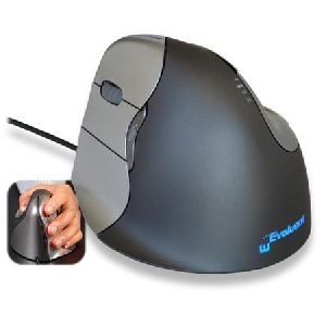 Evoluent VM4L Evoluent VerticalMouse 4, für Linkshänder, USB, anthrazi