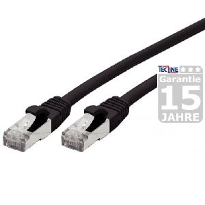 Dexlan 858399 Dexlan Patchkabel S/FTP (PiMF), Cat.6A (EIA/TIA), schwarz, 2,5 m
