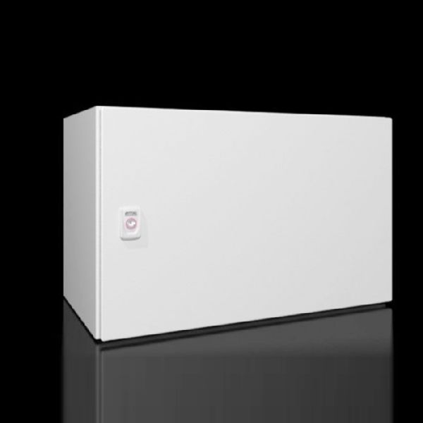 Rittal 7641350 Rittal 19" AX IT Wandgehäuse, 7 HE, 600 x 350 mm, mit 19" Profilschienen, tiefenvariabel, RAL 7035
