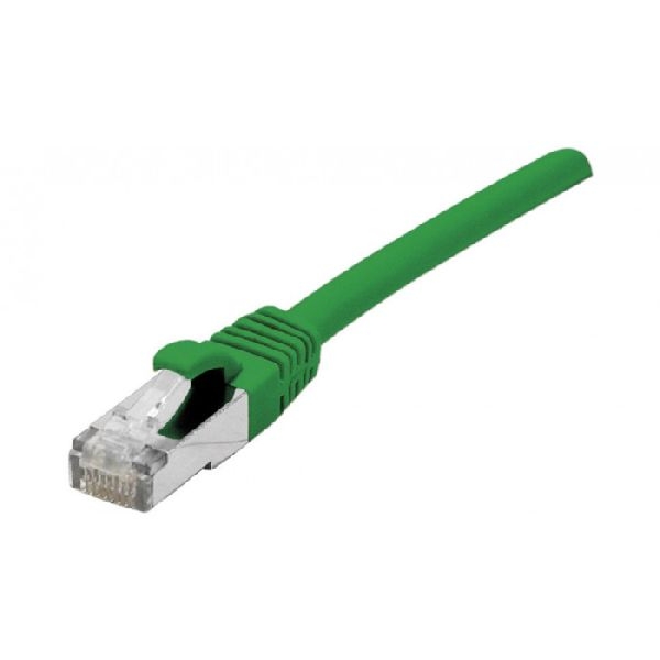 Exertis Connect 854634 RJ45 Patchkabel Cat. 6, F/UTP, GRS-zertifiziert, grün, 5,0 m