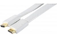Exertis Connect 128312 HDMI High Speed Flachkabel, 4K, HDMI St. A/ HDM