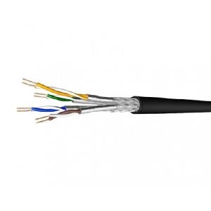 Draka 60109035 Draka Patchkabel UC900 FLEX, Cat. 7, S/FTP, halogenfrei, schwarz, 500 m Einwegtrommel