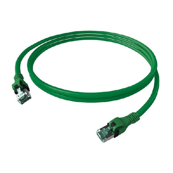 EasyLan CPP1OGAGAG0100 EasyLan DualBoot PushPull Patchkabel Cat.6A (ISO/IEC), S/FTP, grün, 10,0 m