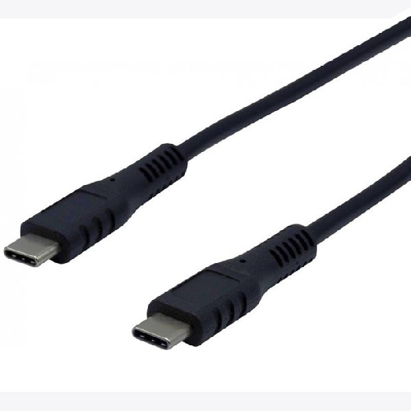 Exertis Connect 643738 Exertis Connect USB 2.0 Kabel, bis 100 Watt, USB St. C / USB St. C, schwarz, 1,0 m