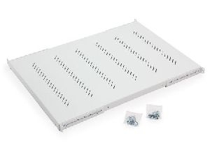 Triton RAC-UP-X31-A1 Triton 19" Dokumentenschublade / Fachboden, ausziehbar, Tiefe 450 mm, hellgrau RAL 7035