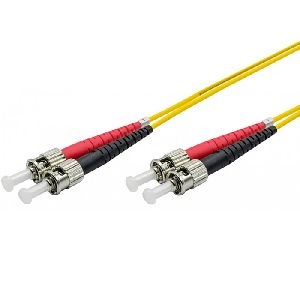 Ekivalan COZ008STST2SJ0100A Ekivalan LWL Duplex Patchkabel OS2, 9/125 µm, ST/ST, gelb, 10,0 m