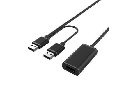 Exertis Connect 149221 Aktives USB 2.0 Verlängerungskabel mit Verstärker, St. A / Bu. A, 20,0 m