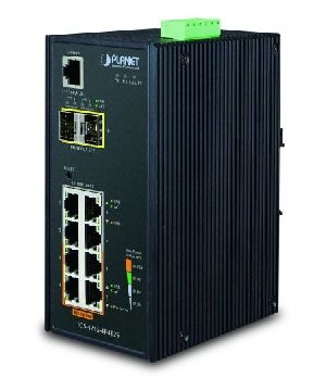 Planet GS-4215-4P4T2S Planet Industrial Gigabit Switch GS-4215-4P4T2S, 4 Port PoE+ , 2 Port SFP
