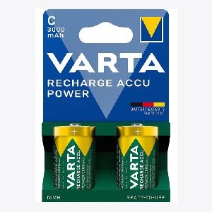 Varta 56714101412 VARTA NiMH Akku, Baby, C, 1,2V, 3000 mAh, 2-er Pack