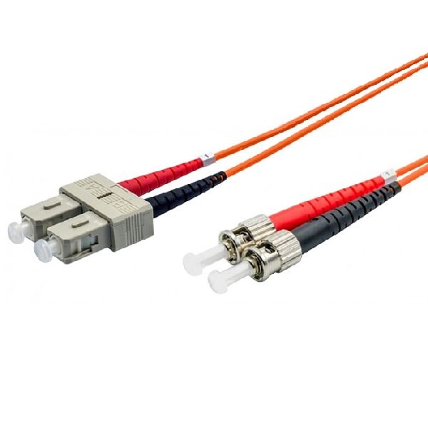 Ekivalan COZ050DCST2SO0010A Ekivalan LWL Duplex Patchkabel OM2, 50/125 µm, SC/ST, orange, 1,0 m