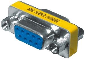 Exertis Connect 083140 Mini Gender Changer, 9pol D-Sub Bu./Bu.