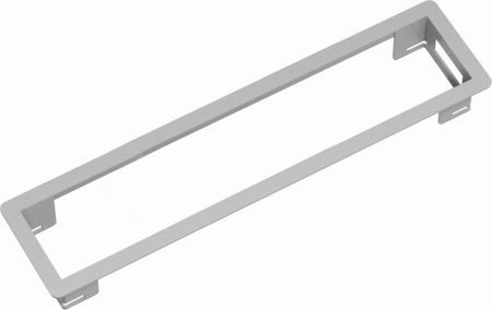 Bachmann 317007 Bachmann POWER FRAME Facility System Einbaurahmen 6-fach, silbergrau
