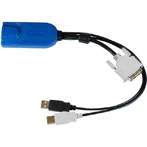 Raritan D2CIM-DVUSB-DVI Raritan Computer Interface Modul D2CIM-DVUSB-DVI für Virtual Media, Dual USB, DVI
