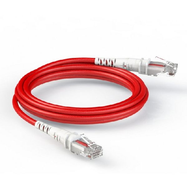 Patchsee TPC-SR-U/4 Patchsee ThePATCHCORD RJ45 Patchkabel Cat. 6A, U/UTP, extra dünn, rot, 1,2 m