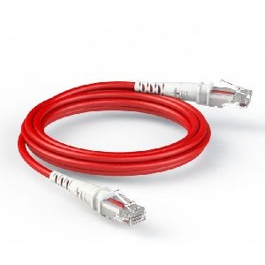 Patchsee TPC-SR-U/1 Patchsee ThePATCHCORD RJ45 Patchkabel Cat. 6A, U/UTP, extra dünn, rot, 0,3 m