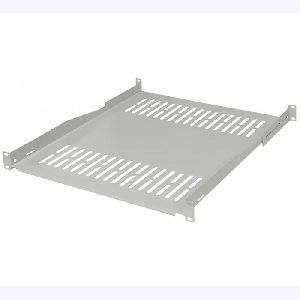 Silence Rack 90ITB19FBX550G Silence Rack 19" Fachboden für Netzwerkschränke, Festeinbau, Tiefe 550 mm, 80 kg, lichtgrau RAL 7035