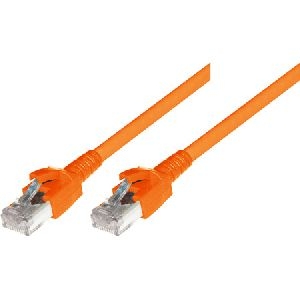 Dätwyler 653778 Dätwyler Patchkabel S/FTP, PiMF, Cat.6A, orange, 15,0 m