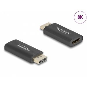 Delock 61055 DeLOCK Aktiver DisplayPort 1.4 zu HDMI Adapter 8K mit HDR Funktion