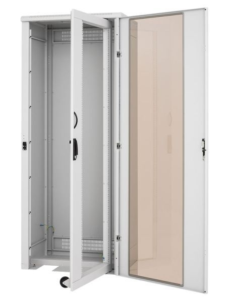 Triton VFA-27-X86-CXX-A1 Triton 19" Audioverteiler "Swing", 27 HE, 800 x 600 mm, hellgrau RAL 7035