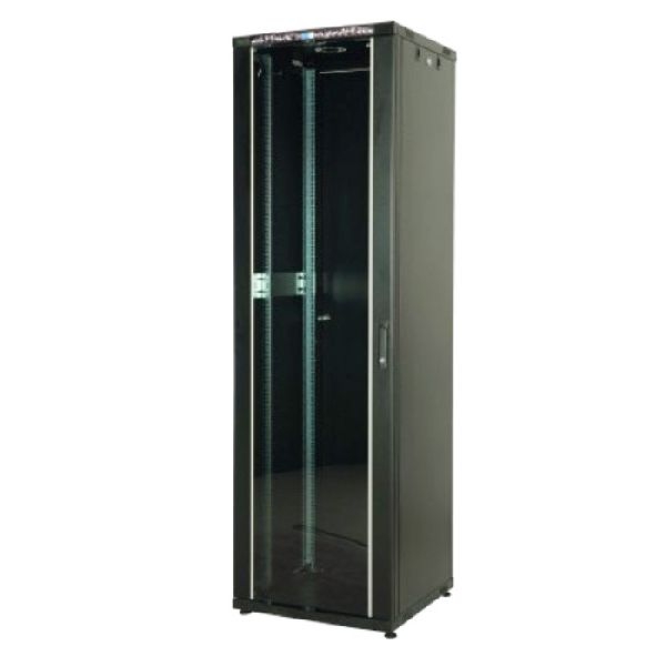 Ekivalan BEEA42U6060BL122 Ekivalan 19" Netzwerkschrank Eco, BEEA Serie, 42 HE, 600 x 600 mm, schwarz
