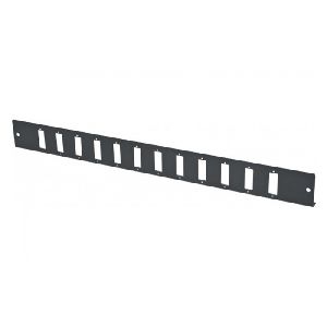 Dexlan 395418 Dexlan LWL Frontplatte unbestückt für LWL Spleißbox, 12 x SC Duplex