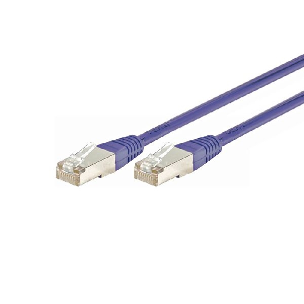 Exertis Connect 234190 Patchkabel Cat. 6, F/UTP, PoE+, violett, 3,0 m