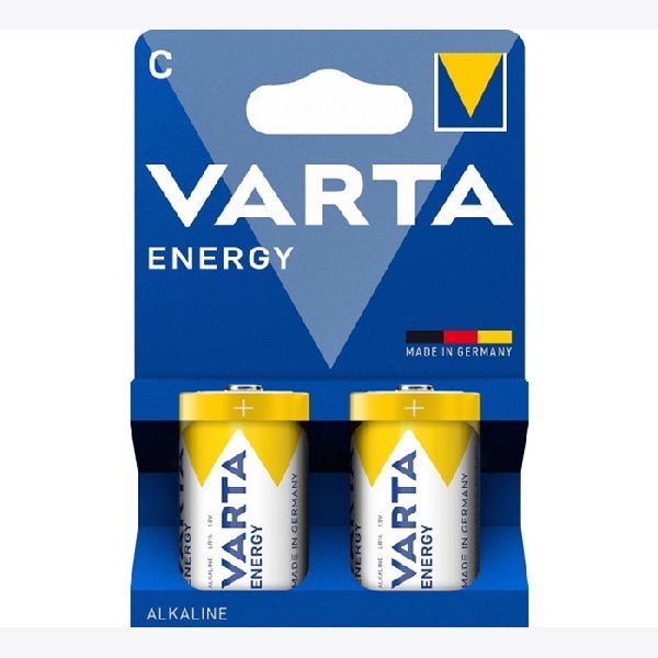 Varta 4114229422 VARTA Batterie Alkaline, Baby, C, LR14, 1,5 V, Blister (2-er Pack)