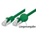 Exertis Connect 996732 Patchkabel Cat. 5e, SF/UTP, mit Rastnasenschutz, grün, 7,5 m