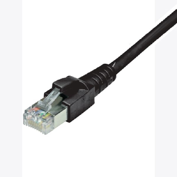 Dätwyler 653809 Dätwyler Patchkabel S/FTP, PiMF, Cat 6A, schwarz, 1,5 m
