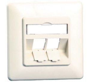 MetzConnect 1309151002-E Metz Connect Datendose E-DAT modul, unbestückt, 2-fach, Unterputz, reinweiß RAL 9010