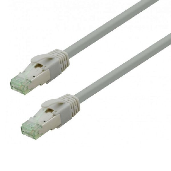 Nambo N500-GRT138-0.3 Nambo Kupfer-Patchkabel Cat.6a S/FTP (ISO/IEC) LSZH High Quality grau 0,30 m