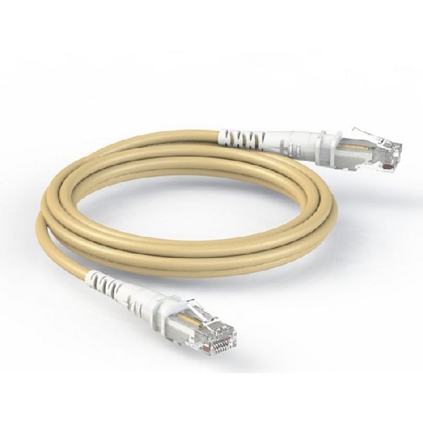 Patchsee TPC-LB-U/10 Patchsee ThePATCHCORD RJ45 Patchkabel Cat. 6A, U/UTP, extra dünn, beige, 3,1 m