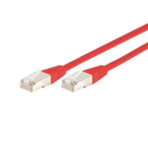 Dexlan 858307 Dexlan Patchkabel Cat. 6A, S/FTP (PiMF), rot, 7,5 m