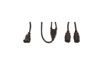 Exertis Connect 580490 Y-Kaltgeräte-Netzanschlusskabel, 1,8 m
