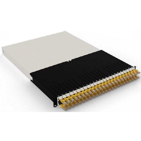 Patchbox PONE30UTPYL patchbox.one/30RU/UTP (1,8 m) mit 24 Kassetten, Patchkabel Cat. 6a, U/UTP, PoE++, Kabel gelb