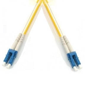 Ekivalan COZ008LCLC 5,00 Ekivalan LWL Patchkabel 9/125 µm, Single-Mode OS2-Faser, LC Duplex Stecker/ LC Duplex Stecker, gelb, 5,0 m UPC Schliff