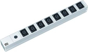 Bachmann 333408 Bachmann 19" PDU Basic, Steckdosenleiste mit Sicherung