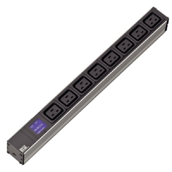 Bachmann 8002154 Bachmann 19" PDU BlueNet BN0500, Steckdosenleiste mit integrierter Leistungsmessung, 8 x IEC320 C19 Buchse