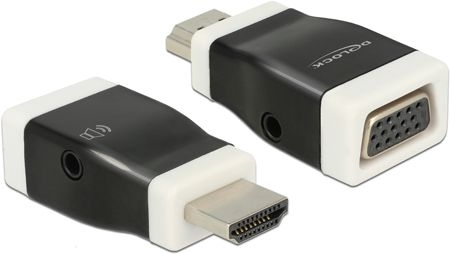 Delock 65586 DeLOCK Adapter HDMI-A St > VGA Buchse mit Audio (screwless) Delock