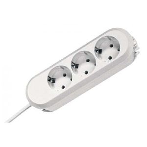 Bachmann 387272 Bachmann Steckdosenleiste "Smart", 3-fach, Anschlussleitung 5,0 m, weiß