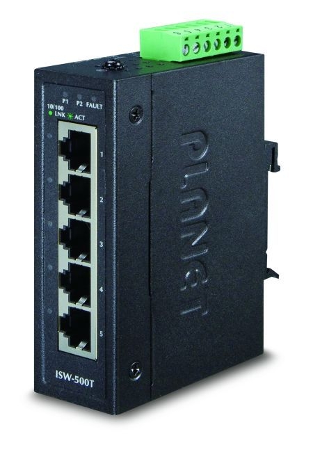 Planet ISW-500T Planet Industrial Fast Ethernet Switch ISW-500T 5 Port 10/100TX