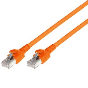 Dätwyler 653758 Dätwyler Patchkabel S/FTP, PiMF, Cat.6A, orange, 1,0 m