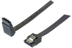 Exertis Connect 314037 SATA III Kabel, 6 Gbit/s, 7pol SATA St. / 7pol SATA St., abgewinkelt, mit Verriegelung, ca. 0,5 m