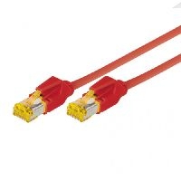 Tecline 780015R Patchkabel S/FTP, PiMF, CAT.6A ISO IEC, rot, 1,5 m