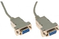 Exertis Connect 136011 Nullmodem Kabel DB9F/F, 3,0 m
