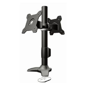Aavara TI022 Aavara Monitorständer TI022, für 2 gegenüber montierte Flachbildschirme 38 - 61 cm (15" - 24"), bis je 12 kg, Schraubklemme für Bohrung,