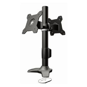 Aavara TI022 Aavara Monitorständer TI022, für 2 gegenüber montierte Flachbildschirme 38 - 61 cm (15" - 24"), bis je 12 kg, Schraubklemme für Bohrung,