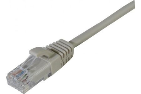Dexlan 848868 Dexlan Patchkabel CAT. 6, U/UTP, halogenfrei, grau, 3,0 m